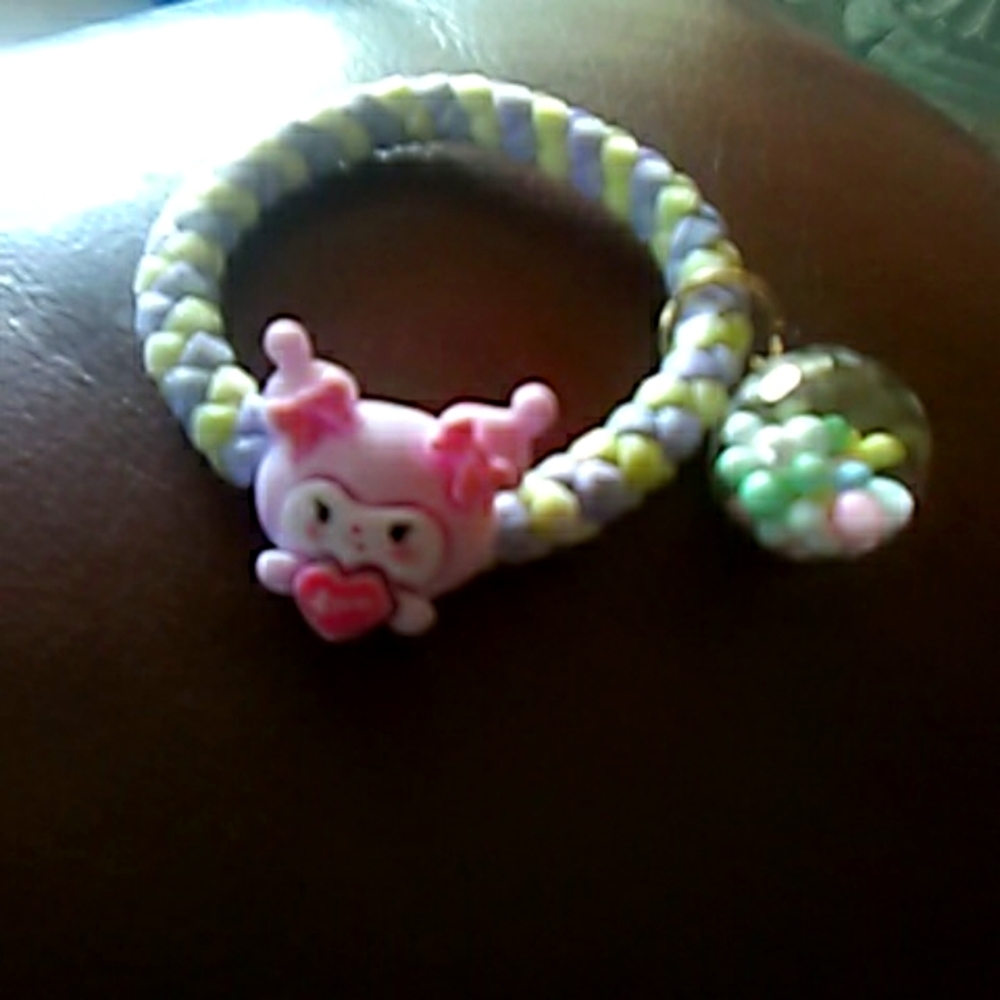 YES💲1⃣dollars⏩▶ kuromi braided bracelet Hair Tye